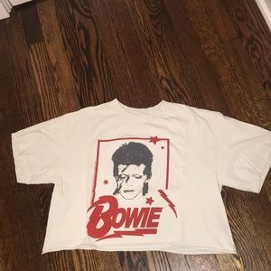 Never worn David Bowie crop top